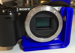 plaque sony nex 5r pinshape 5 caméra arca swiss 3d print model - Mito3D