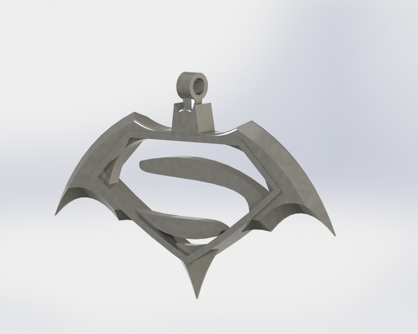 bvs collar forma alfiler batman 3D print model - Mito3D