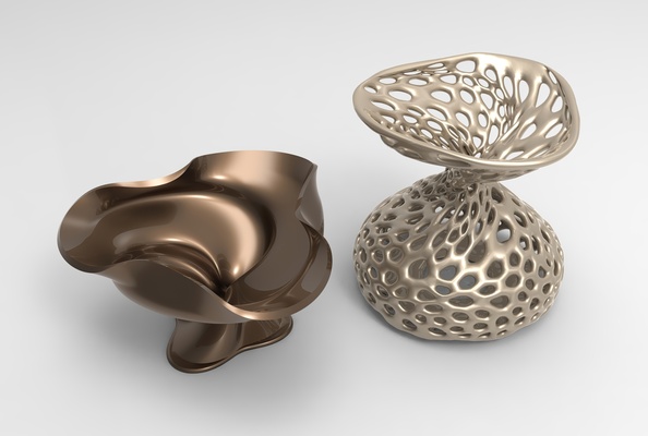 vase voronoi 79 pinshape 3d print model - Mito3D