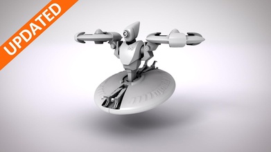 makertron design contest maintenance drone pinshape makertron-design-contest 3d print model - Mito3D