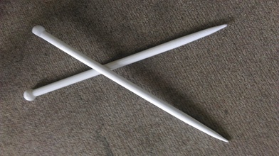 agujas tejer 150mm pinshape breinaald grasa tejido punto aguja 3d print model - Mito3D