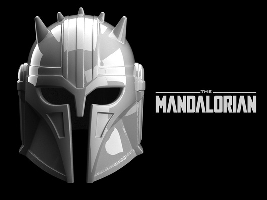 armorer helmet mandalorian pinshape starwars 3d print model - Mito3D