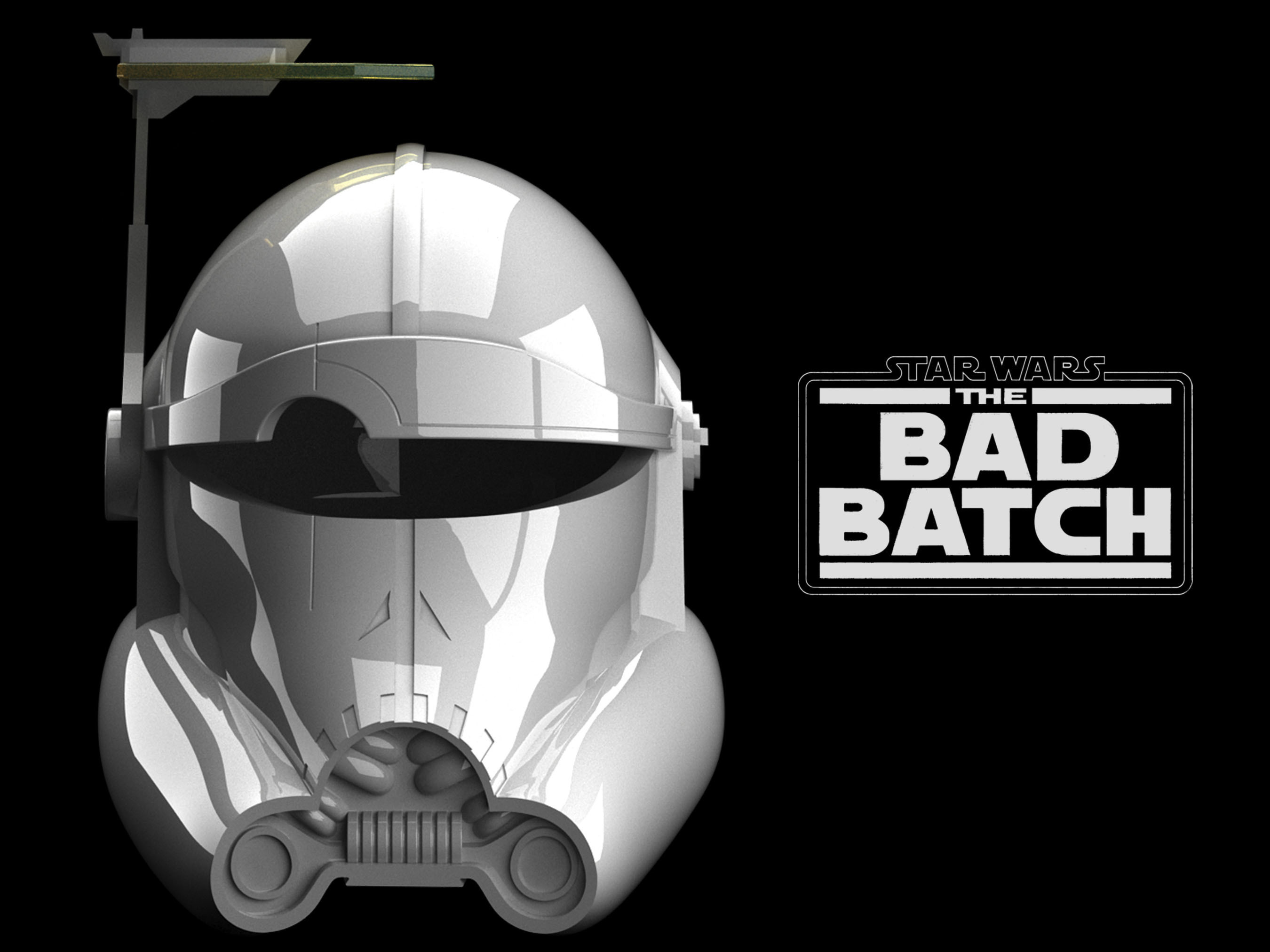 crosshair helmet bad batch pinshape starwars 3D print model - Mito3D