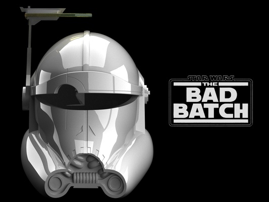 crosshair helmet bad batch pinshape starwars 3d print model - Mito3D