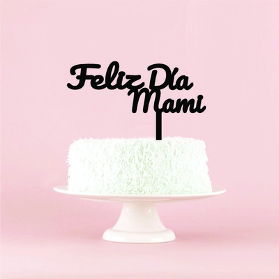 feliz mami bolo chapéu coco alfinete 3d print model - Mito3D