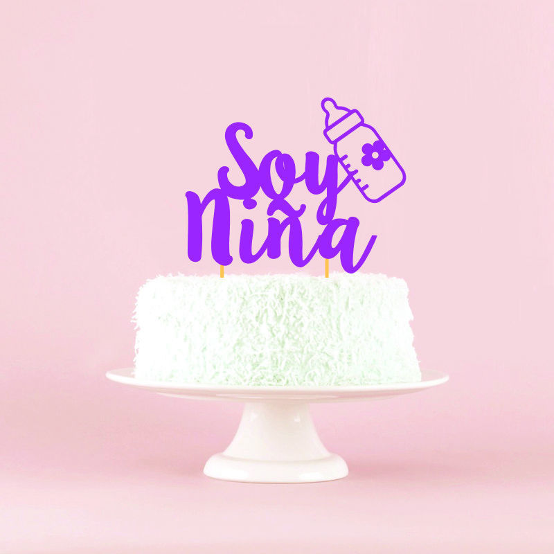 soja gâteau topper forme d'épingle 3D print model - Mito3D