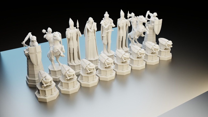 harry töpfer schach zauberer zahl 3d drucken modell pinshape harry potter 3d print model - Mito3D