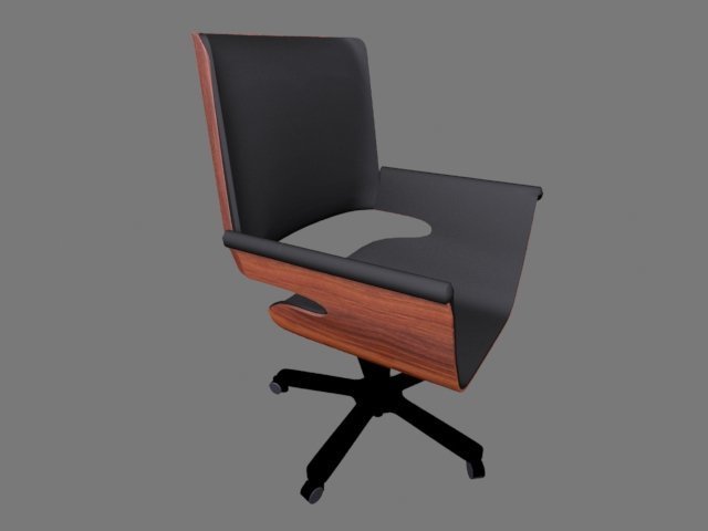 eames chair pinshape charles-eames professional office modern japanese boardroom 3D print model - Mito3D