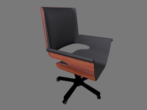 eames chair pinshape charles-eames professional office modern japanese boardroom 3d print model - Mito3D
