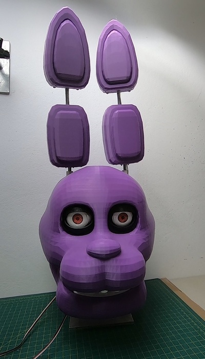 animatronic fnaf bonnie pinshape 3d print model - Mito3D