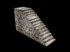 Treppen pinshape Treppe mittelalterliche gefährlich Fall 3d print model - Mito3D