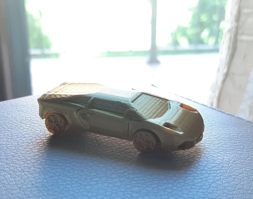 print-in-place lamborghini aventador pinshape car 3d print model - Mito3D