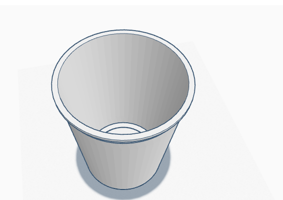 tasse 2 0 forme d'épingle l'eau 3d print model - Mito3D