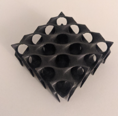 schwarz d surface metastructured material minimal pinshape minimal-surface 3d print model - Mito3D