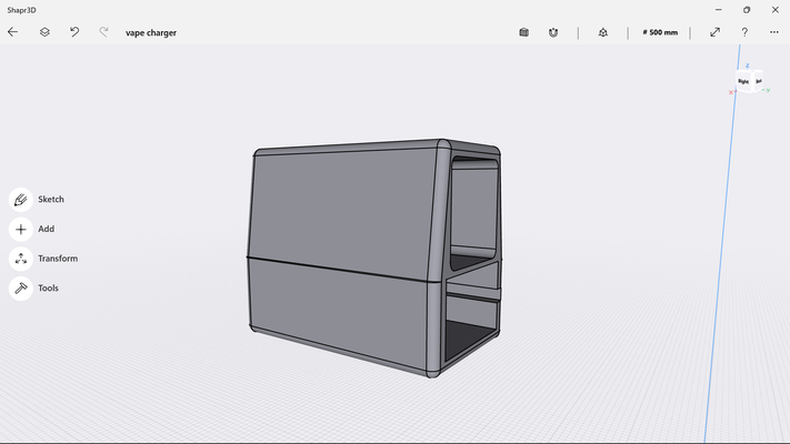 vape chargeur forme d'épingle 3d print model - Mito3D