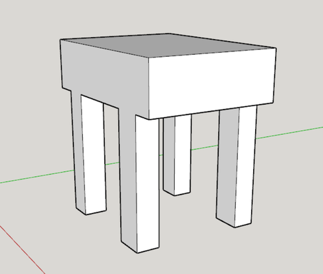 yan masa noche iğne şekli 3d baskı 3d print model - Mito3D