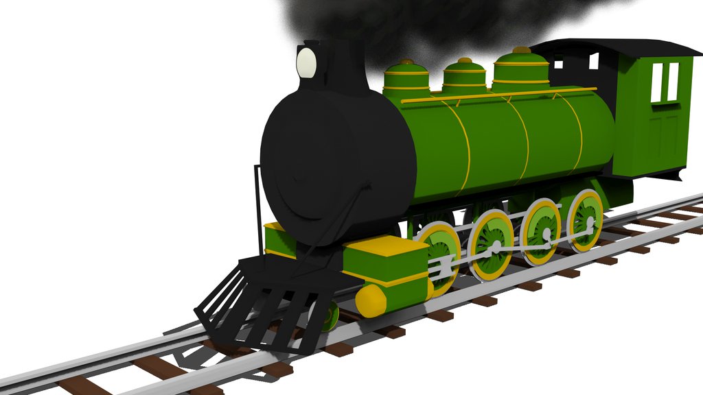 steam train pinshape steamtrain complete 3D print model - Mito3D