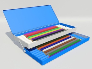 3 3d pencil topper flexible pencil tray & ruler pinshape backtoschool