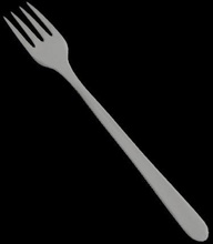 simple fork pinshape utensil 3d print model - Mito3D