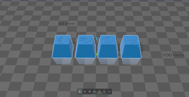 jett - valorant keycaps pinshape 3d print model - Mito3D