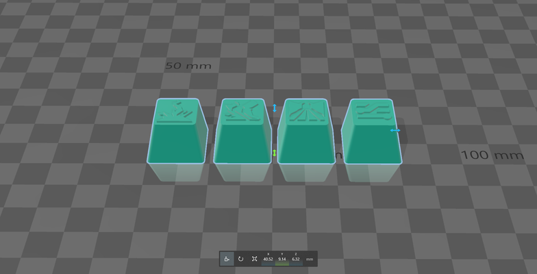 neon - valorant keycaps pinshape 3d print model - Mito3D