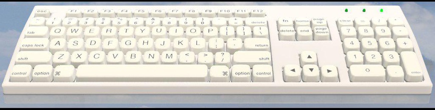 Tastatur pinshape Schlüssel board 3d print model - Mito3D