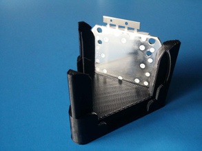 high power led holder pinshape 3d print model - Mito3D