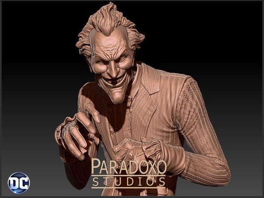 dc collectibles batman arkham city joker statue 3d model pinshape 3d print model - Mito3D