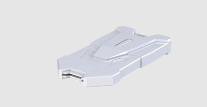 halo reach data module pinshape flash drive holder 3d print model - Mito3D