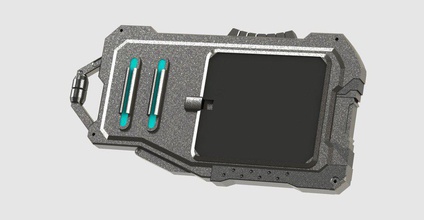 halo reach pad pinshape video game tacpad sci-fi compad 3d print model - Mito3D
