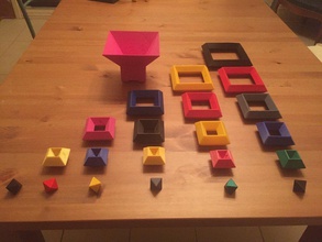 3d küp puzzle oyuncak pinshape oyuncaklar hokkabazlık bulmaca 3d print model - Mito3D