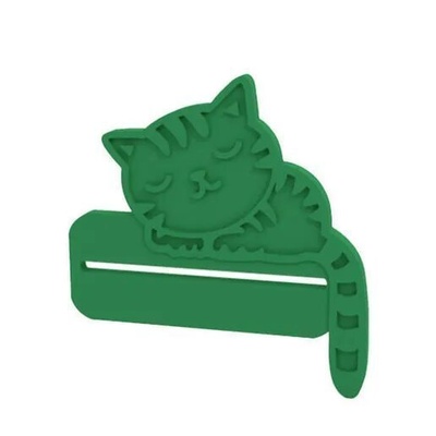 dentifrice presse forme d'épingle chat 3d print model - Mito3D