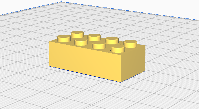 lego clássico tijolo alfinete lego brick 3D print model - Mito3D