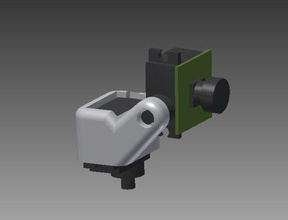 micro gimbal pinshape semplice servo 3d 3d print model - Mito3D