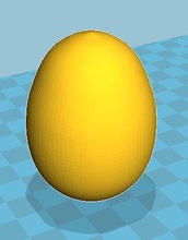 fake chicken egg girls laying spot pinshape 3d-design 3d print model - Mito3D