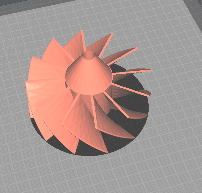 turbine pinshape 3D print model - Mito3D