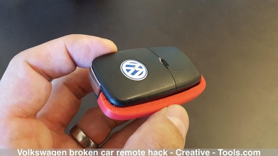 volkswagen broken car remote hack pinshape spare door lock diesel improvement repair modification key 3d print model - Mito3D