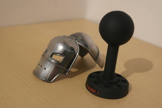 mark 1 helmet pinshape 3d-design 3d print model - Mito3D