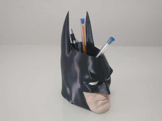 batman pen holder pinshape 3d print model - Mito3D