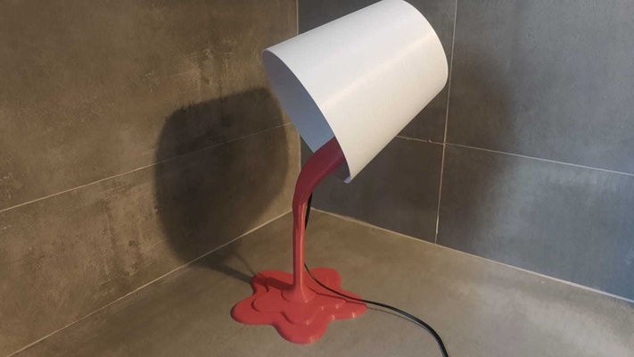 paint bucket lamp pinshape 3d print model - Mito3D