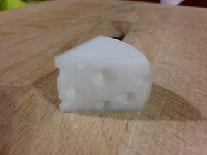 cheese wedge pinshape 3d-design 3d print model - Mito3D