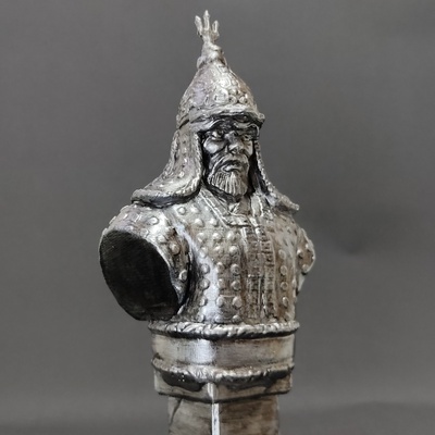 admiral yi sun sin büste pinshape 3d print model - Mito3D