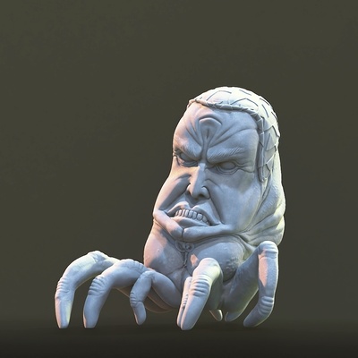 biter scratcher iğne şekli tuhaf 3d print model - Mito3D