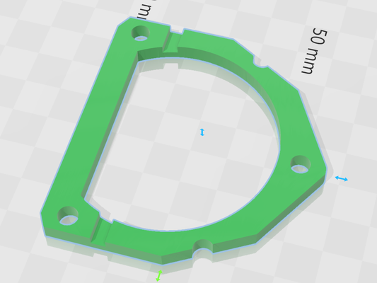 tri distanziatore forma spillo simracing 3d print model - Mito3D