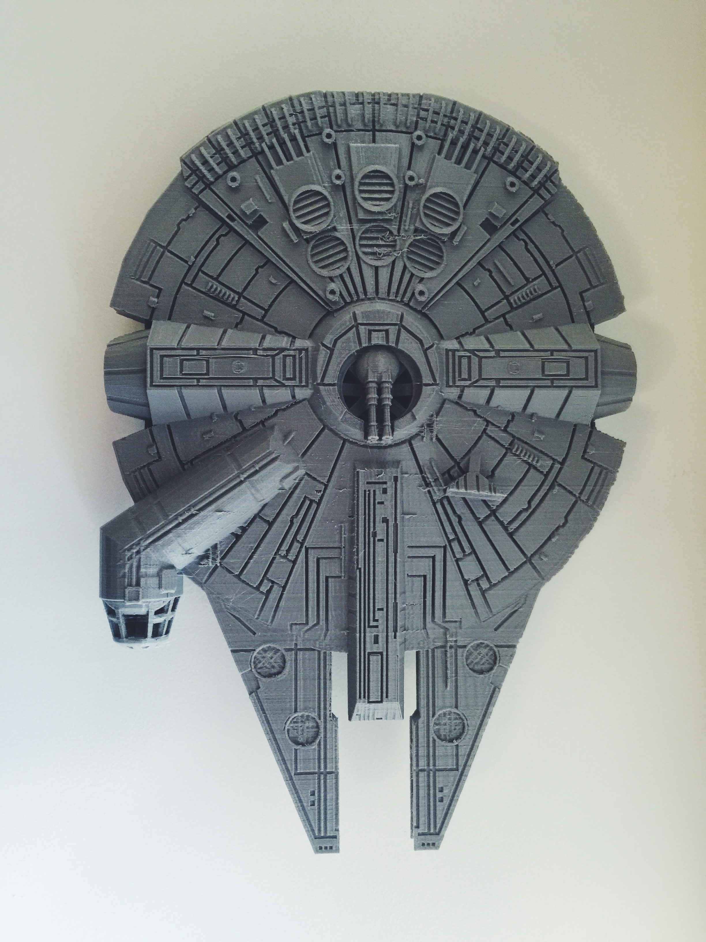 millennium falcon pinshape star-wars 3D print model - Mito3D