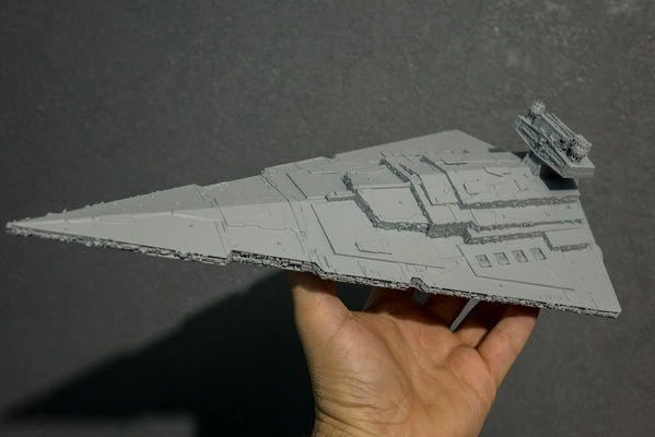 kaiserliche star zerstörer pinshape star destroyer 3d print model - Mito3D