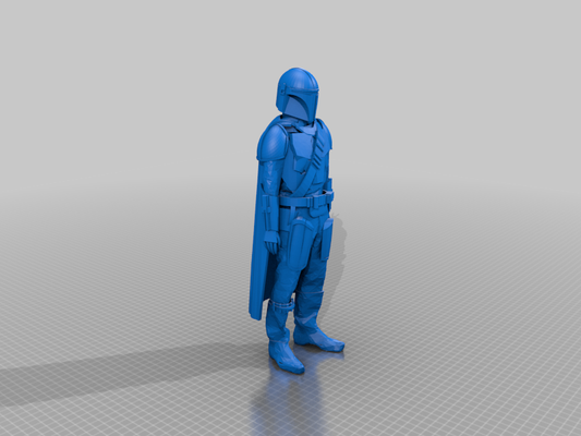 mandalorian forma spillo 3d print model - Mito3D