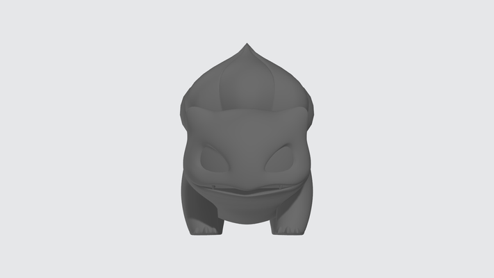 bulbasaur forma spillo pok lun 3d print model - Mito3D