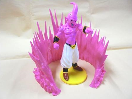 majin huer forme d'épingle dbz 3d print model - Mito3D