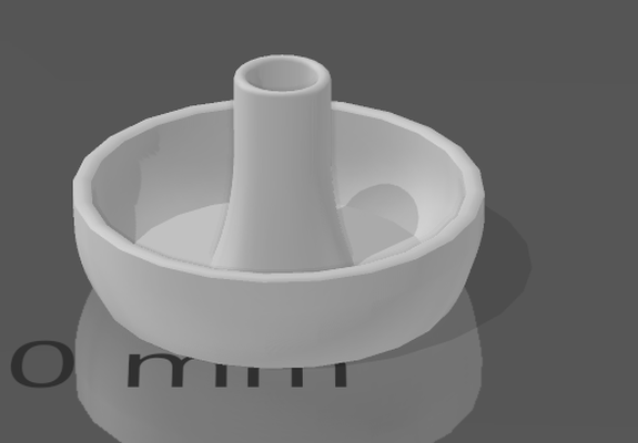 candle holder pinshape 3d print model - Mito3D